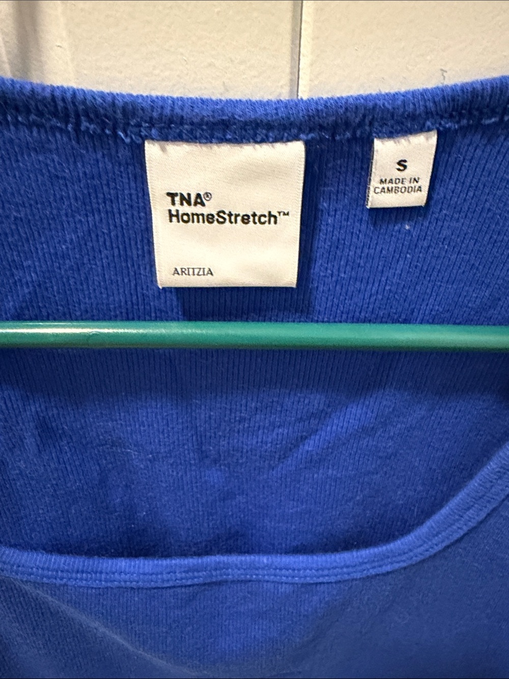 TNA HomeStretch Ribbed Square Neck Tank Top - Picture 3 of 3